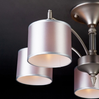 Люстра потолочная Eurosvet Adagio 60080/5 сатинированный никель Люстра потолочная Eurosvet Adagio 60080/5 сатинированный никель