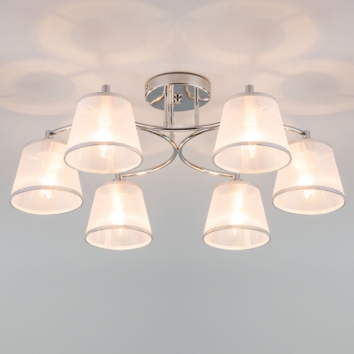 Люстра потолочная Eurosvet Cornetto 60094/6 хром Люстра потолочная Eurosvet Cornetto 60094/6 хром