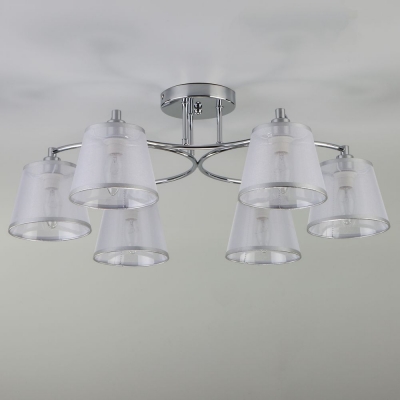 Люстра потолочная Eurosvet Cornetto 60094/6 хром Люстра потолочная Eurosvet Cornetto 60094/6 хром