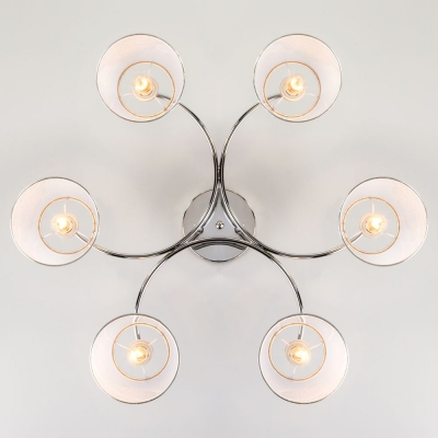 Люстра потолочная Eurosvet Cornetto 60094/6 хром Люстра потолочная Eurosvet Cornetto 60094/6 хром