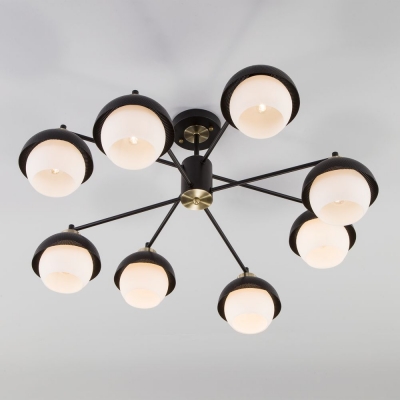 Люстра потолочная Eurosvet Nocciola 70106/8 чёрный