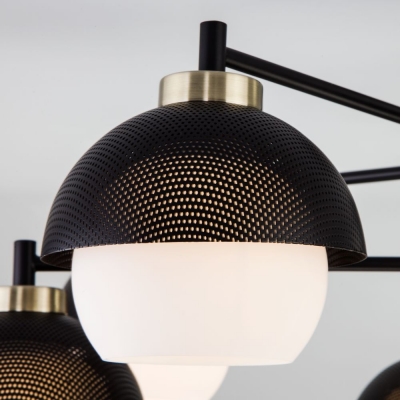 Люстра потолочная Eurosvet Nocciola 70106/8 чёрный