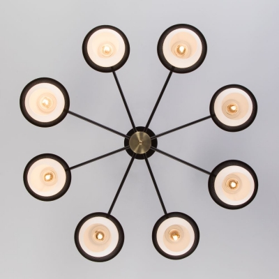 Люстра потолочная Eurosvet Nocciola 70106/8 чёрный