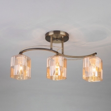 Люстра потолочная Eurosvet Susan 30124/3 античная бронза