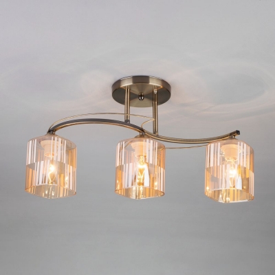 Люстра потолочная Eurosvet Susan 30124/3 античная бронза