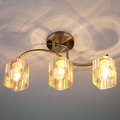 Люстра потолочная Eurosvet Susan 30124/3 античная бронза