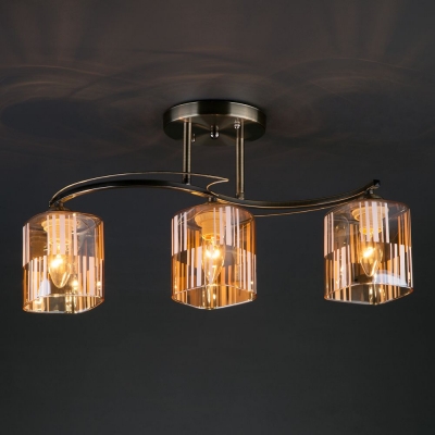 Люстра потолочная Eurosvet Susan 30124/3 античная бронза