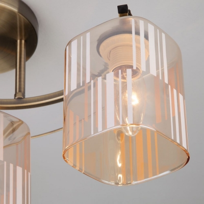 Люстра потолочная Eurosvet Susan 30124/3 античная бронза