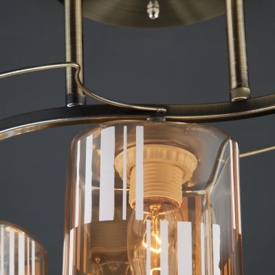 Люстра потолочная Eurosvet Susan 30124/3 античная бронза