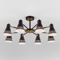 Люстра потолочная Eurosvet Trina 70100/8 чёрный