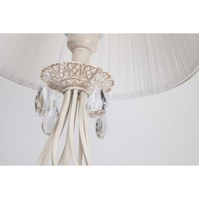 Напольный светильник Eurosvet Amelia 10073/1 белый с золотом Напольный светильник Eurosvet Amelia 10073/1 белый с золотом