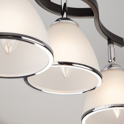 Потолочный светильник Eurosvet Ontario 9612/3 хром;тёмное дерево