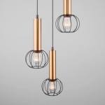 Светильник Eurosvet Parker 50178/3 античная бронза;чёрный