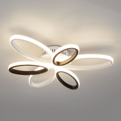 Светодиодная люстра Eurosvet Blade 90137/6 белый;черный Светодиодная люстра Eurosvet Blade 90137/6 белый;черный