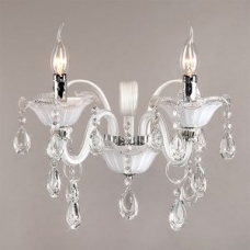 Двойное бра Bogate's Albertina 125/2 хром;белый