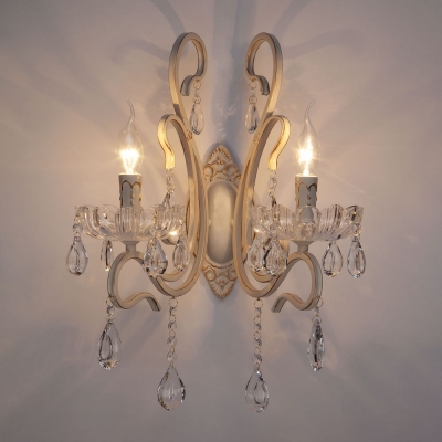 Двойное бра Eurosvet Etna 12205/2 белый с золотом Двойное бра Eurosvet Etna 12205/2 белый с золотом