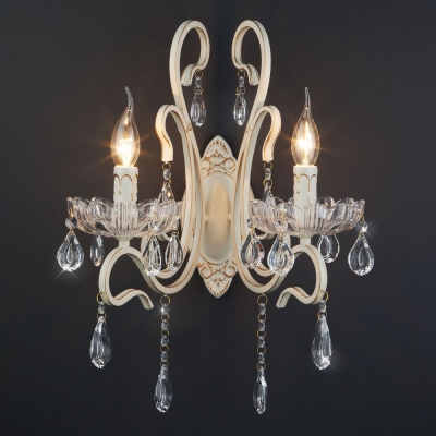 Двойное бра Eurosvet Etna 12205/2 белый с золотом Двойное бра Eurosvet Etna 12205/2 белый с золотом