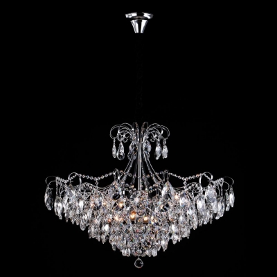 Хрустальная люстра Eurosvet Crystal 10080/12 хром Хрустальная люстра Eurosvet Crystal 10080/12 хром