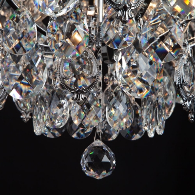 Хрустальная люстра Eurosvet Crystal 10080/12 хром Хрустальная люстра Eurosvet Crystal 10080/12 хром