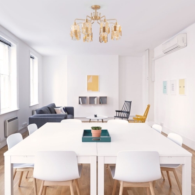 Хрустальная люстра Eurosvet Scoppio 10101/8 хром Хрустальная люстра Eurosvet Scoppio 10101/8 хром