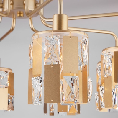 Хрустальная люстра Eurosvet Scoppio 10101/8 хром Хрустальная люстра Eurosvet Scoppio 10101/8 хром