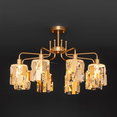 Хрустальная люстра Eurosvet Scoppio 10101/8 хром Хрустальная люстра Eurosvet Scoppio 10101/8 хром