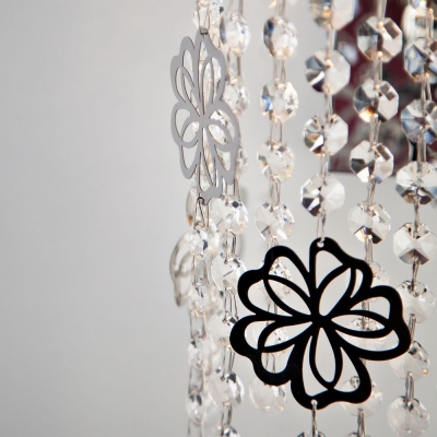 Хрустальное бра Eurosvet Flower 10083/2 хром Хрустальное бра Eurosvet Flower 10083/2 хром