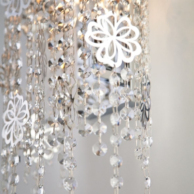 Хрустальное бра Eurosvet Flower 10083/2 хром Хрустальное бра Eurosvet Flower 10083/2 хром