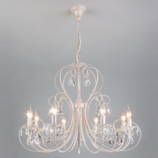 Люстра Eurosvet Alda 3305/8 белый с золотом