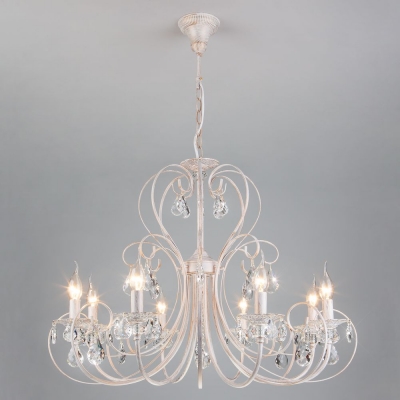 Люстра Eurosvet Alda 3305/8 белый с золотом