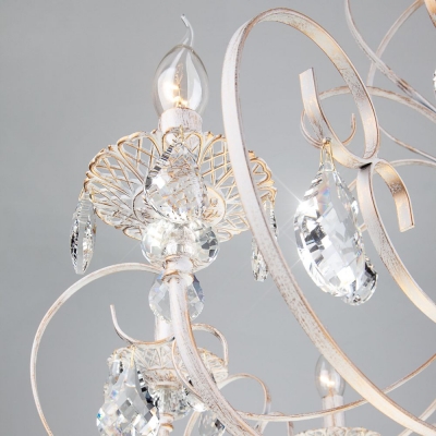 Люстра Eurosvet Alda 3305/8 белый с золотом