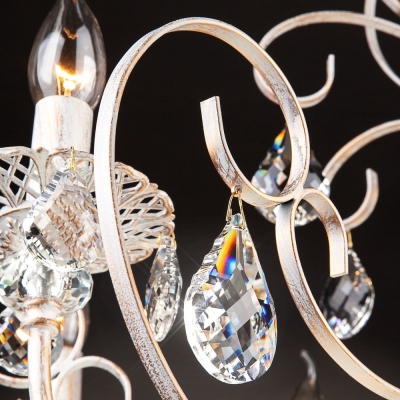 Люстра Eurosvet Alda 3305/8 белый с золотом