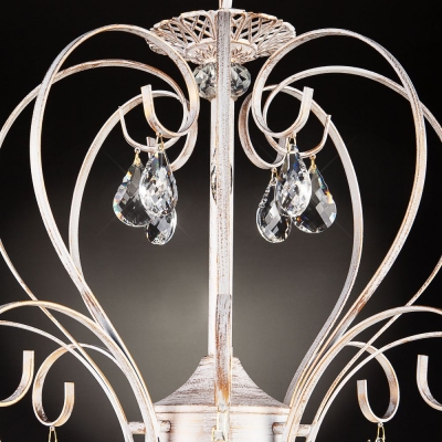 Люстра Eurosvet Alda 3305/8 белый с золотом