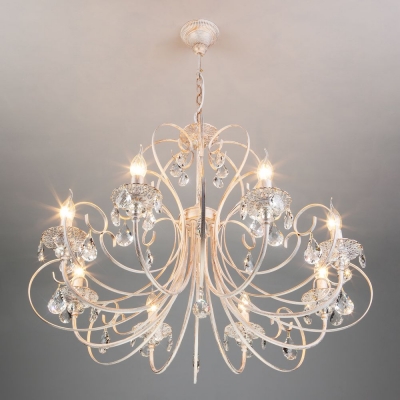 Люстра Eurosvet Alda 3305/8 белый с золотом