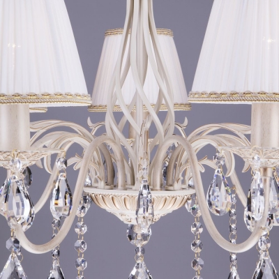 Люстра Eurosvet Amelia 3637/7 белый с золотом