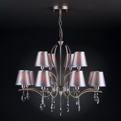 Люстра Eurosvet Aurelia 10089/12 сатинированный никель