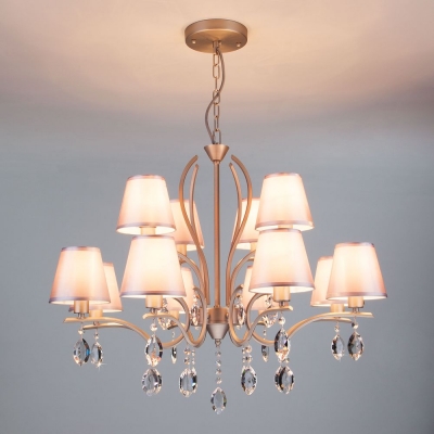 Люстра Eurosvet Aurelia 10089/12 сатинированный никель