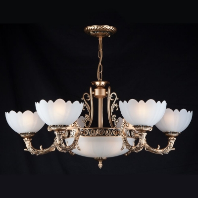 Люстра Eurosvet Bela 6051/6+3 античная бронза