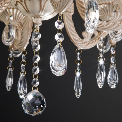 Люстра Eurosvet Lia 3585/6 белый с золотом Люстра Eurosvet Lia 3585/6 белый с золотом