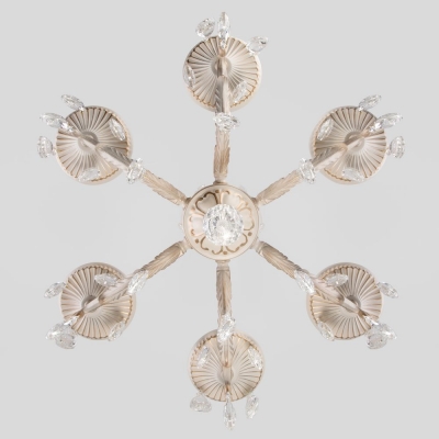 Люстра Eurosvet Lia 3585/6 белый с золотом Люстра Eurosvet Lia 3585/6 белый с золотом