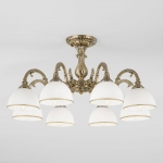 Люстра потолочная Eurosvet Caldera 60106/8 античная бронза