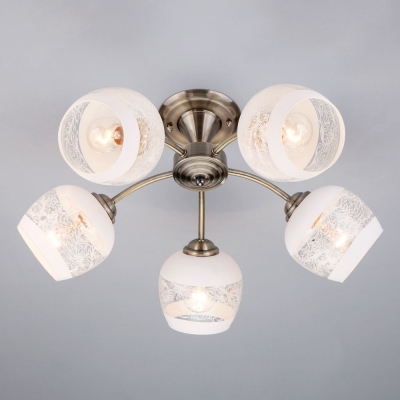 Люстра потолочная Eurosvet Cheryl 30118/5 античная бронза