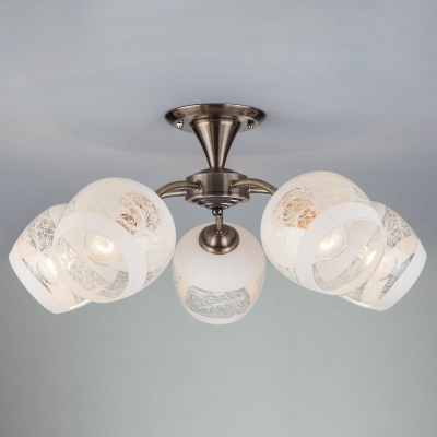 Люстра потолочная Eurosvet Cheryl 30118/5 античная бронза