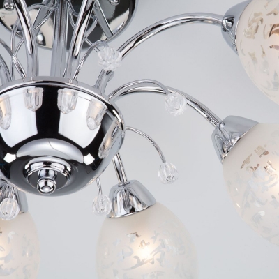 Люстра потолочная Eurosvet Gabriella 30026/8 хром Люстра потолочная Eurosvet Gabriella 30026/8 хром