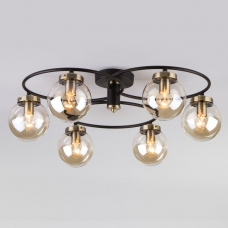 Люстра потолочная Eurosvet Link 70104/6 чёрный