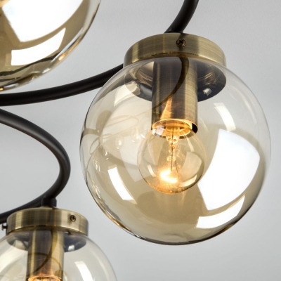 Люстра потолочная Eurosvet Link 70104/6 чёрный