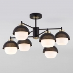 Люстра потолочная Eurosvet Nocciola 70106/6 чёрный