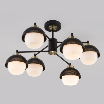 Люстра потолочная Eurosvet Nocciola 70106/6 чёрный Люстра потолочная Eurosvet Nocciola 70106/6 чёрный