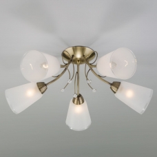 Люстра потолочная Eurosvet Patrice 30150/5 античная бронза