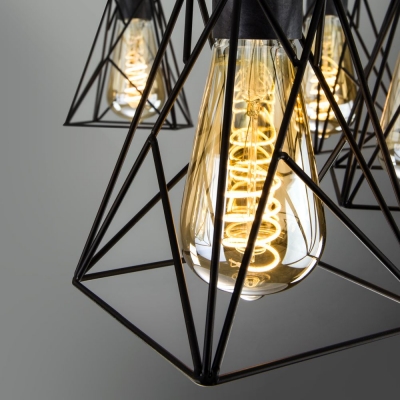 Люстра потолочная Eurosvet Trappola 70107/8 чёрный